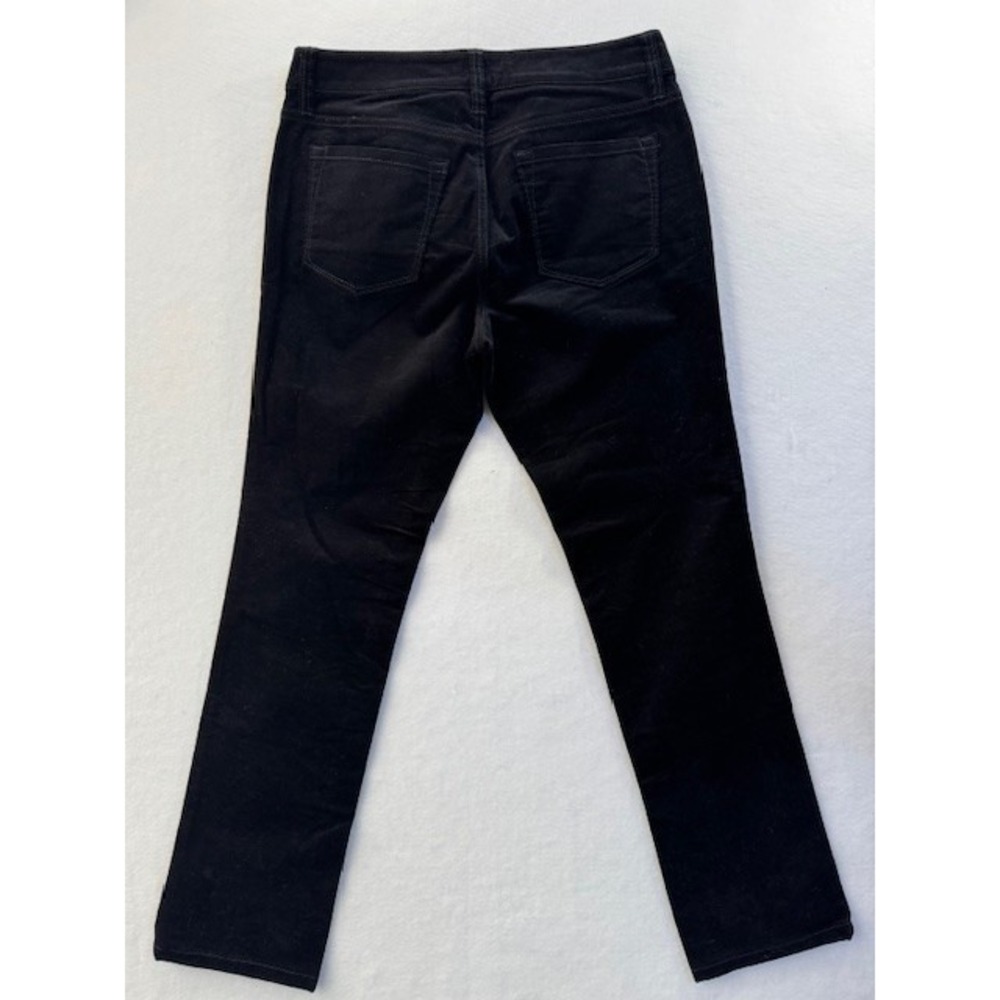 LOFT Black Corduroy Modern Straight Pants Women's Size 6‎ Petite - Picture 5 of 10